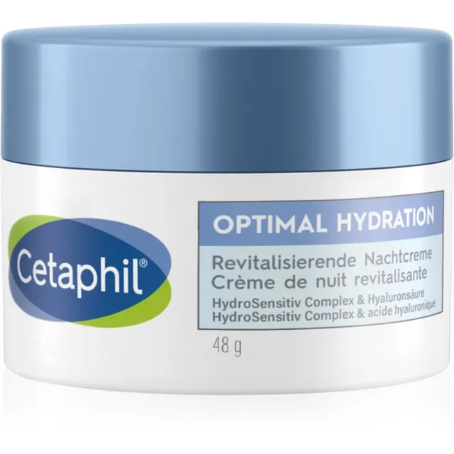 Cetaphil Optimal Hydration Replenishing Night Cream Niisutav öökreem tundlikule nahale 48 g