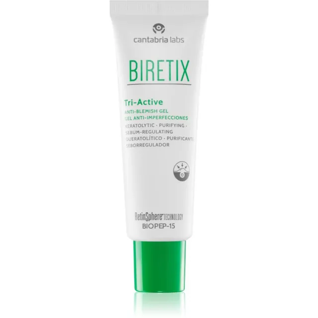 Biretix Treat Tri Active Gel Akne geel rasu reguleerimiseks 50 ml