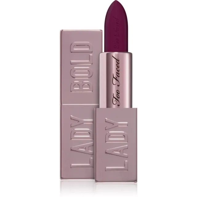 Too Faced Lady Bold Cream Lipstick Kreemjas huulepulk pikaajalise mõjuga varjund Upgrade 3,3 g