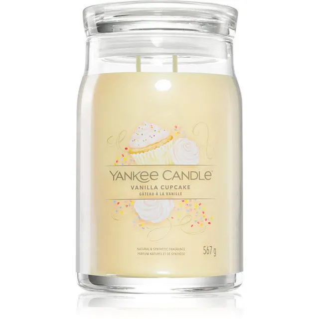 Yankee Candle Vanilla Cupcake lõhnaküünal Signature 567 g