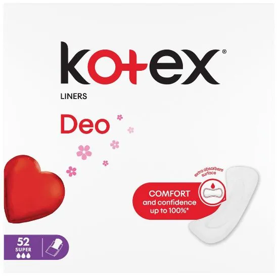 Kotex pesukaitse Super Deo 52tk
