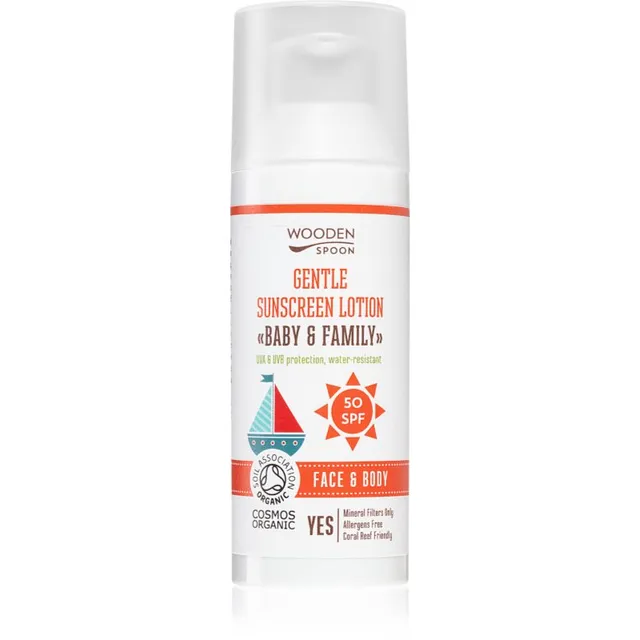 WoodenSpoon Baby & Family Kogupere päikesekaitselosjoon, SPF 50 50 ml