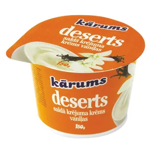 Karums Karums koorekreem vanilliga, 150 g