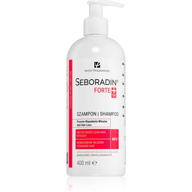 Seboradin Forte Šampoon juuste väljalangemise vastu 400 ml