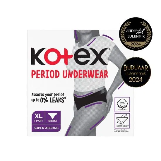 Kotex Period aluspesu suurus XL 1tk