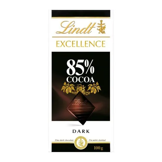 Lindt Excellence tume šokolaad Dark 85% 100g