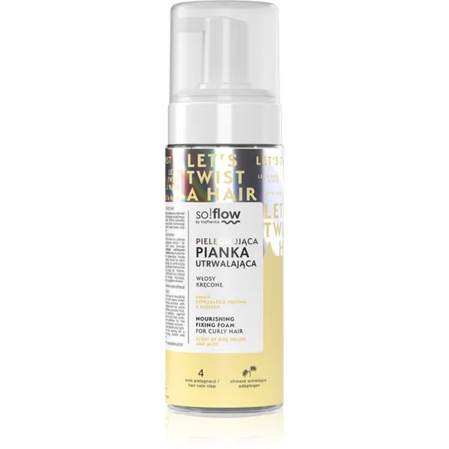 so!flow Curly Hair Nourishing Fixing Foam Vaht lokkis juustele 170 ml