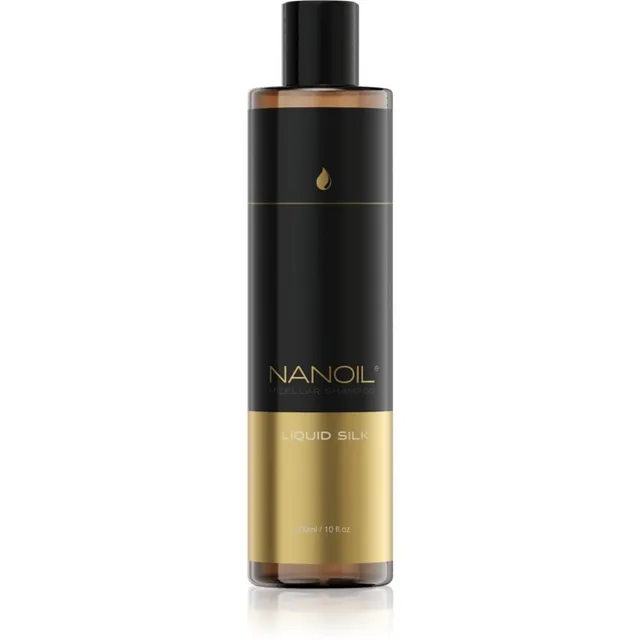 Nanoil Liquid Silk Mitsellaaršampoon säravate ja pehmete juuste jaoks 300 ml