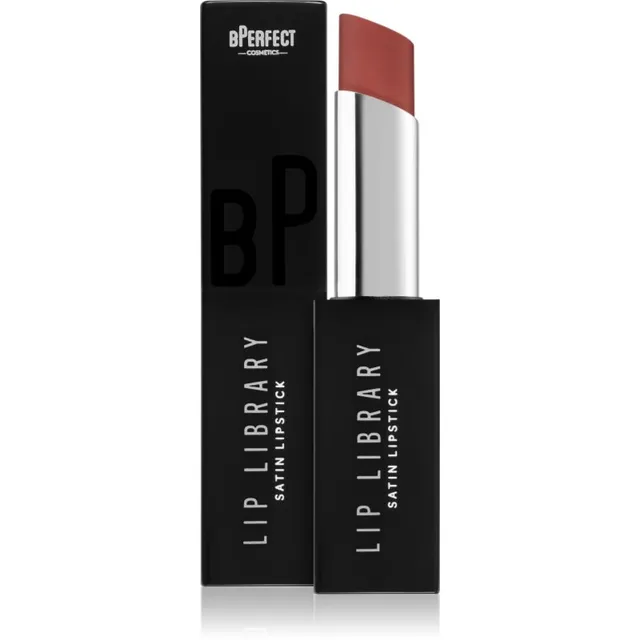 BPerfect Lip Library Satin Kreemjas huulepulk varjund Revenge 3 g