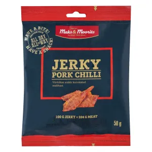 Maks & Moorits Jerky Pork Chilli 50G