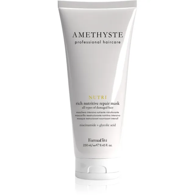 FarmaVita Amethyste Nutri Sügavtaastav mask kahjustatud, keemiliselt töödeldud juustele 250 ml