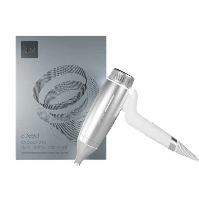 Ghd Speed Ionic Hair Dryer In Silver White
