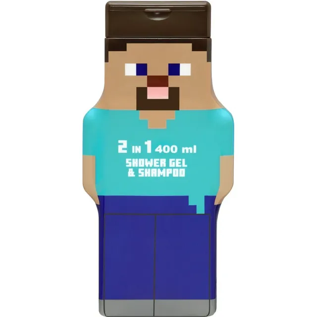 Minecraft Shower Gel & Shampoo Mahe dušigeel ja šampoon lastele 400 ml