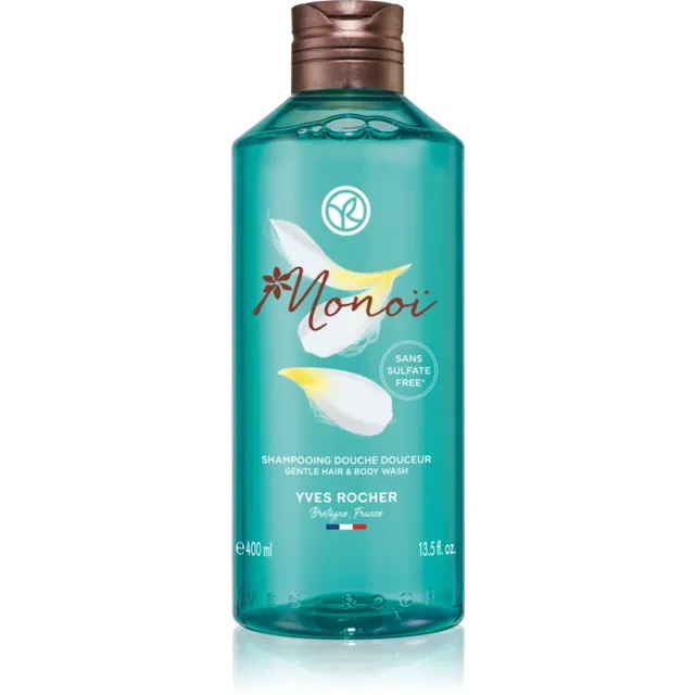 Yves Rocher Monoi de Tahiti Dušigeel kehale ja juustele 400 ml