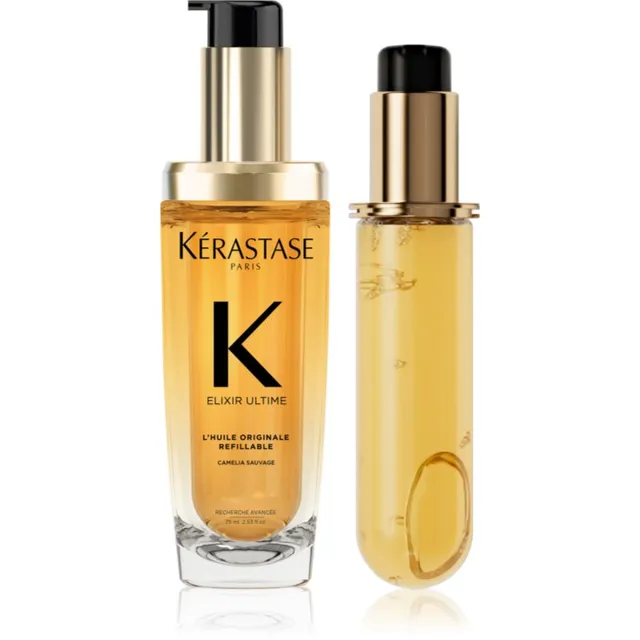 Kérastase Elixir Ultime L'huile Originale Säästupakk säravate ja pehmete juuste jaoks 2x75 ml