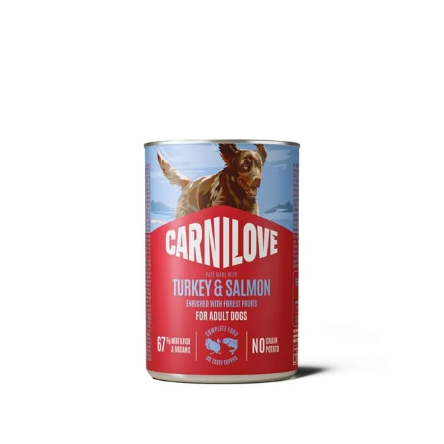 Carnilove koerakonserv, lõhe/kalkun, 400 g