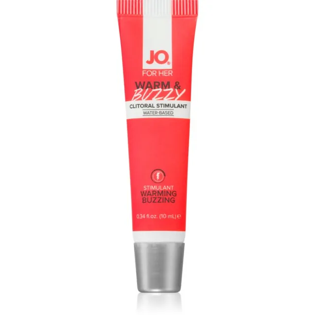 System JO WARM & BUZZY FOR HER stimuleeriv palsam kliitorile 10 ml