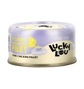 Lucky Lou Extra Food kanafilee puljongis, konserv kassile 70 g
