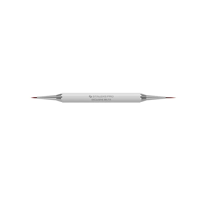 Staleks Exclusive Double-Ended Liner and Gel Polish Brush 7 mm / 12 mm