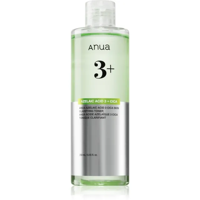 Anua Azelaic Acid 3+ Cica Clarifying Toner Pehmendav toonik rahustavate efektidega 250 ml