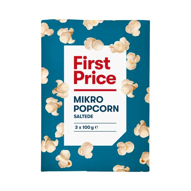 Micropopcorn 3x100g, FIRST PRICE,