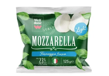 Juust MozzarellaLight WELL DONE 125/220g