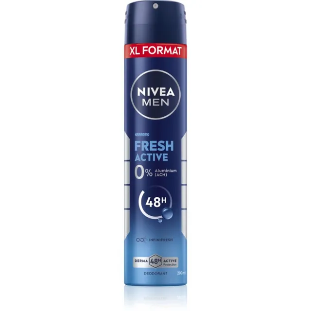 NIVEA MEN Fresh Active Pihustatav deodorant meestele 200 ml