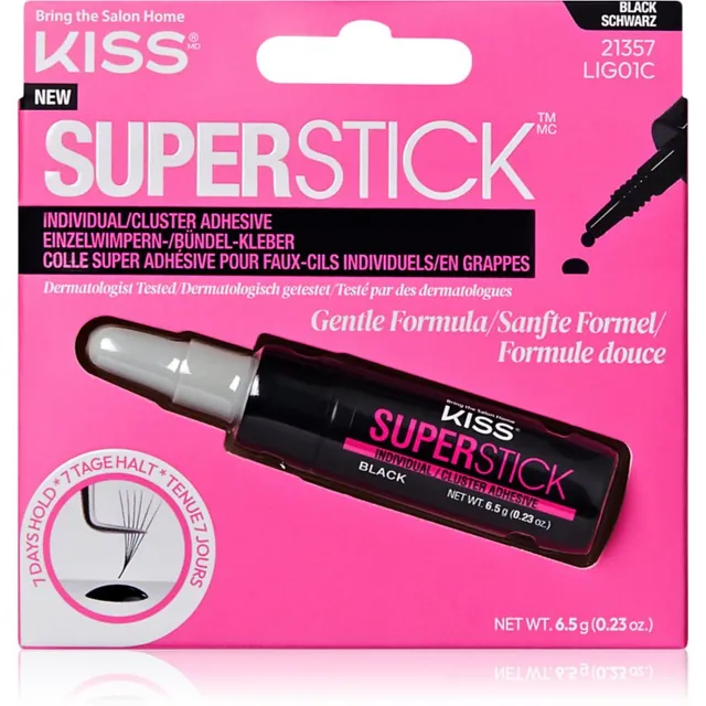KISS Superstick Glue Kunstripsmeliim Black 6.5 g
