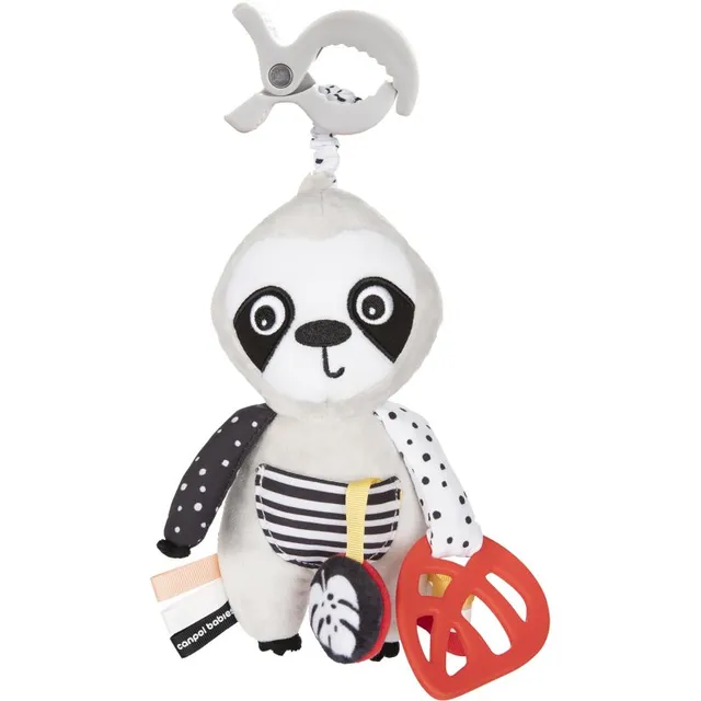 Canpol babies BabiesBoo Interactive Sensory Toy kontrastne rippuv mänguasi klambriga 1 tk