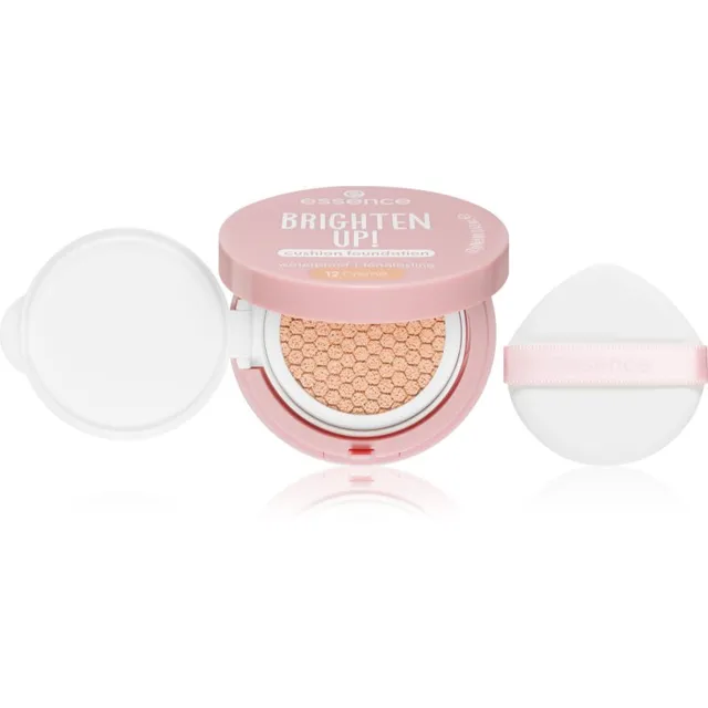essence BRIGHTEN UP! Cushion Foundation Jumestuskreem käsnas varjund 12 Creme 12 g