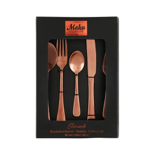 Söögiriistade komplekt 20 tk, MAKU ELEMENTS, 1 tk