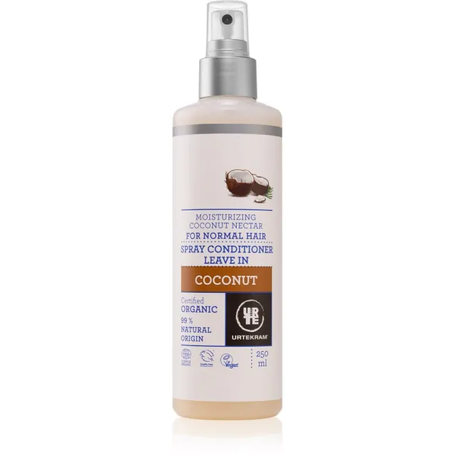 Urtekram Coconut Taastav juustesse jäetav palsam niisutamiseks ja sära andmiseks 250 ml