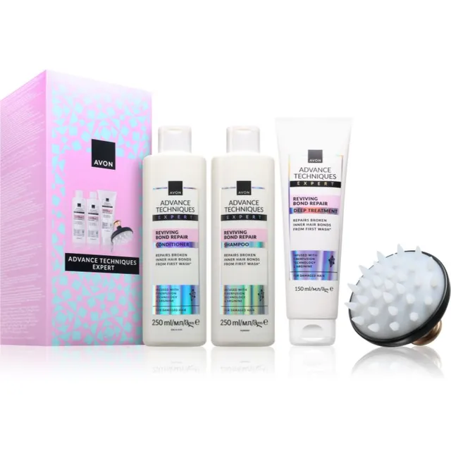 Avon Advance Techniques Expert Hair Care Giftset Kinkekomplekt juustele naistele 4 tk