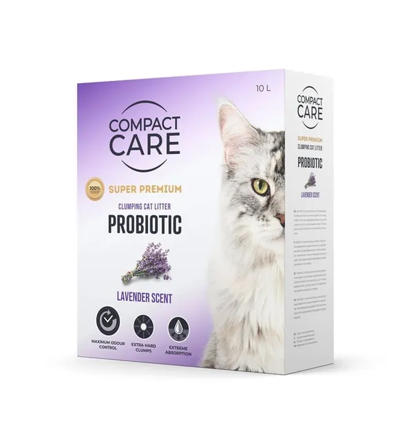 Compact Care Probiotic lavendlilõhnaline kassiliiv, 10 L