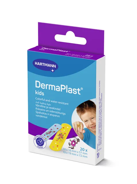 DERMAPLAST PLAASTRID KIDS LASTELE N20 (2 SUURUST)