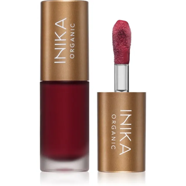INIKA Organic Lip Oil Collagen + Squalane Toonitud huuleõli kollageeniga varjund Mulberry 5 ml