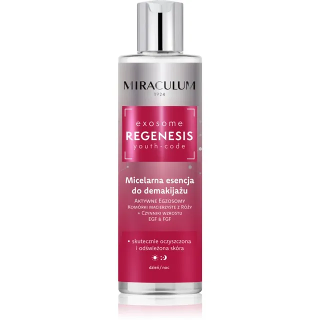 Miraculum Exosome Regenesis Mitsellaarvesi puhastamiseks ja meigi eemaldamiseks 200 ml