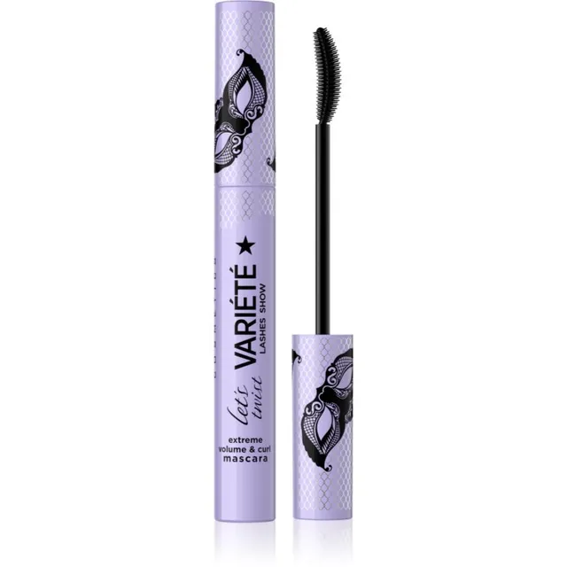 Eveline Cosmetics Variété Let's Twist Volüümi andev ja koolutav ripsmetušš 10 ml