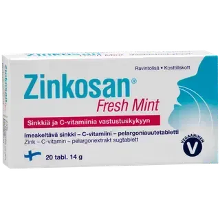 Imemistabletid kurgule N20, ZINKOZAN, 14 g