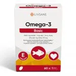 Livsane Omega-3 Basic kalaõli kapslid 1000mg + vitamiin E N60
