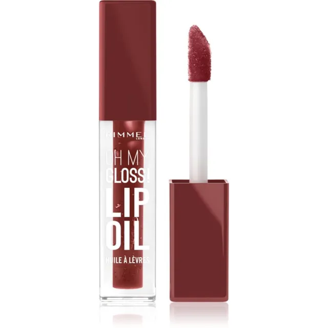 Rimmel Oh My Gloss! Lip Oil Huuleõli niisutava toimega varjund 008 Deep Cherry 4.5 ml