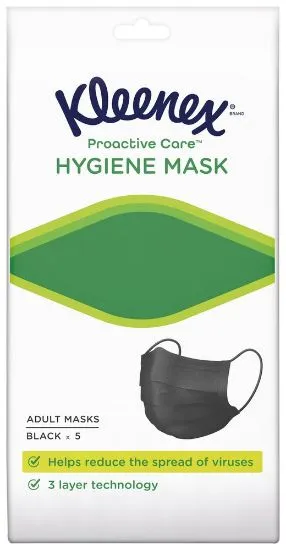 Kleenex hügieenilised maskid täiskasvanutele 5tk