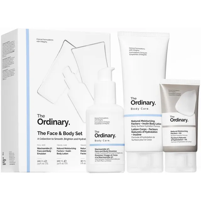 The Ordinary The Face & Body Set Kinkekomplekt kehale ja näole