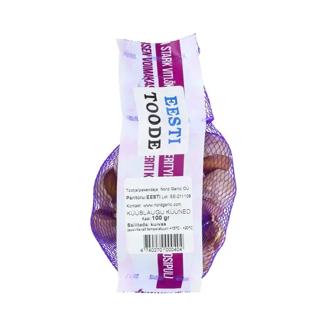 Küüslaugu küüned pakitud, 100 g