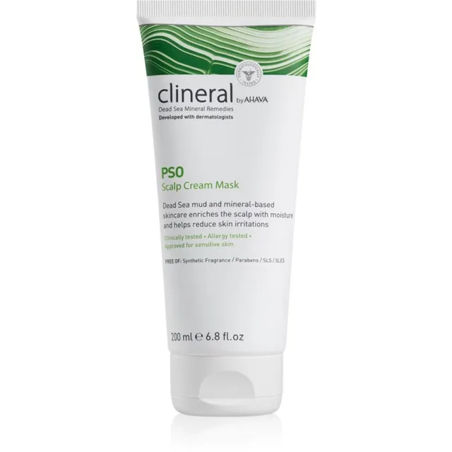 AHAVA Clineral PSO Intensiivselt niisutav mask ärritunud peanahale 200 ml