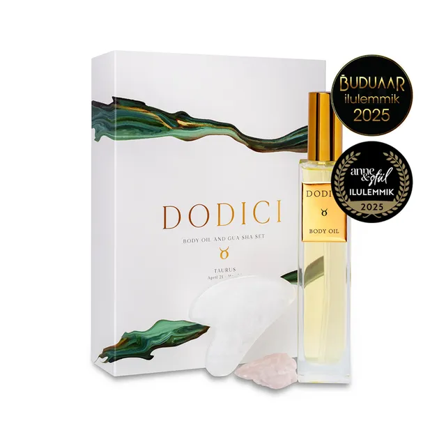 DODICI  kehaõli ja gua sha komplekt