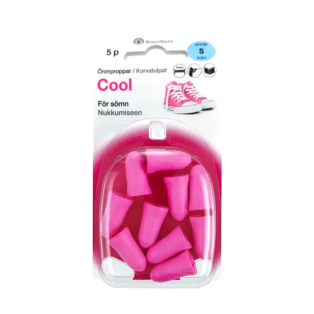KÕRVATROPID SWEDSAFE COOL SMALL PEHMEST VAHUST ROOSAD N10 5 PAARI