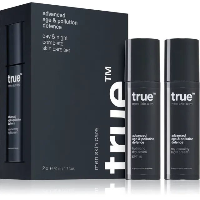 true men skin care Day & night complete skin care set Nahahoolduskomplekt päev ja öö meestele