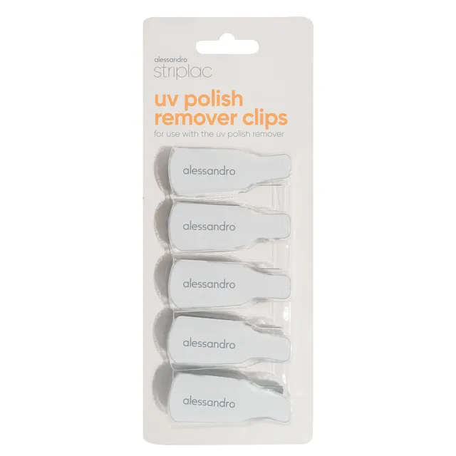 ALESSANDRO Striplac UV Polish Remover Clips 5pcs