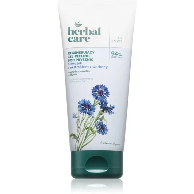 Farmona Herbal Care Cornflower Regenerating Shower Gel-Scrub Dušigeel kooriva toimega 200 ml